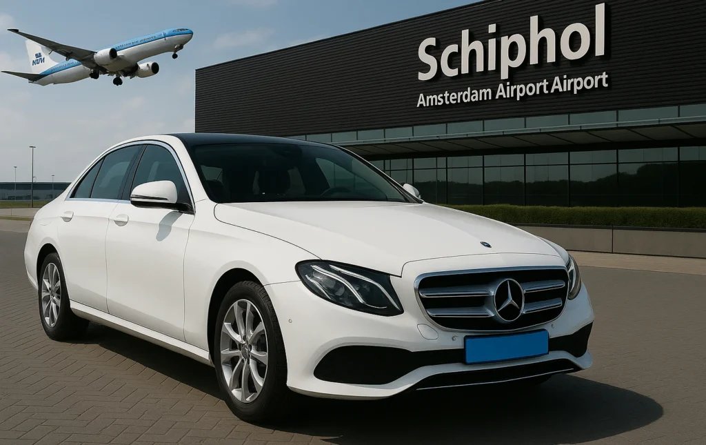 Taxi bij Schiphol